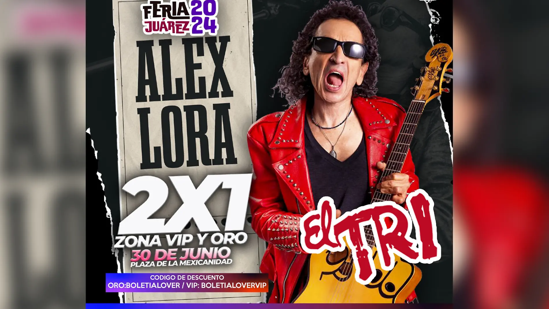 alex lora en la feria